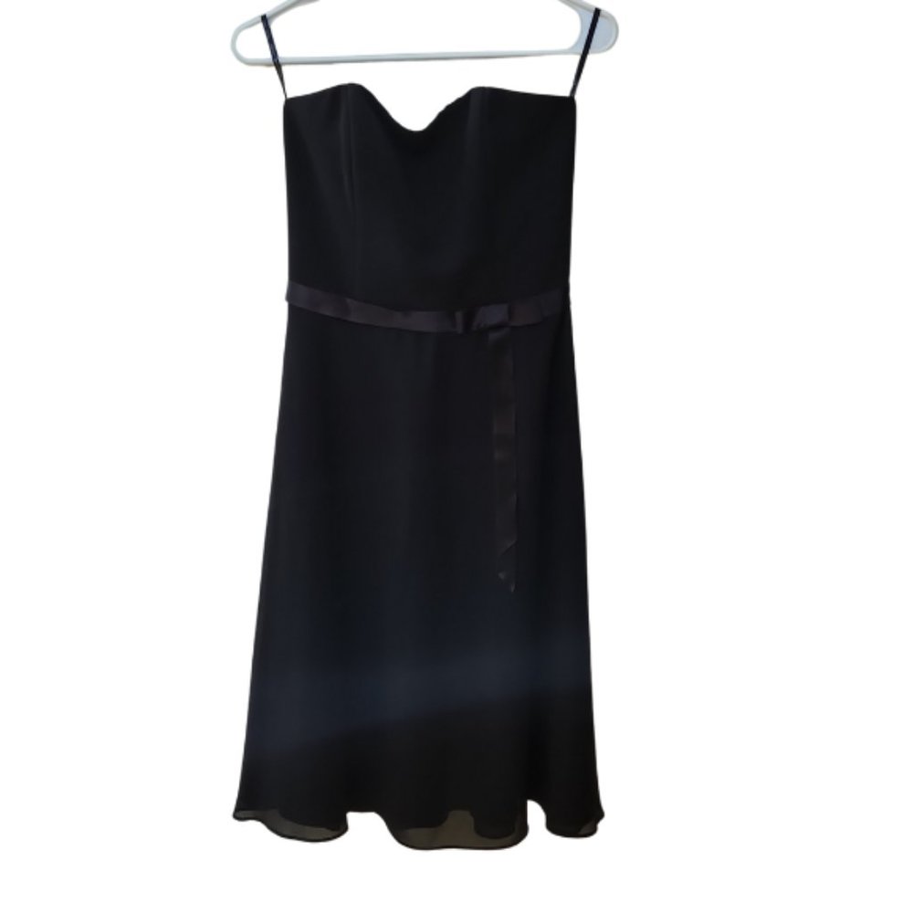 Jessica McClintock Bridal Bridesmaid Black Dress Size 4